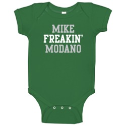 Mike Freakin Modano Dallas Hockey Player Sports Fan Baby One Piece Mike Freakin Modano Dallas Hockey Player Sports Fan Baby One Piece