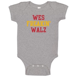 Wes Freakin Walz Minnesota Hockey Player Sports Fan Baby One Piece Wes Freakin Walz Minnesota Hockey Player Sports Fan Baby One Piece
