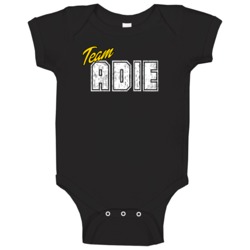 Team Adie Cool Custom Family Sports Last Name Reunion Baby One Piece Team Adie Cool Custom Family Sports Last Name Reunion Baby One Piece