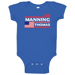 Manning Thomas Denver For President 2016 Football Election Parody Baby Manning Thomas Denver For President 2016 Football Election Parody Baby