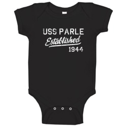 Uss Parle Established 1944 Us Navy Grunge Baby One Piece Uss Parle Established 1944 Us Navy Grunge Baby One Piece