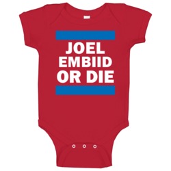 Joel Embiid Or Die Philadelphia Basketball Player Funny Sports Fan Bab Joel Embiid Or Die Philadelphia Basketball Player Funny Sports Fan Bab