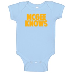 Javale Mcgee Knows Denver Basketball Player Funny Sports Fan Baby One Javale Mcgee Knows Denver Basketball Player Funny Sports Fan Baby One