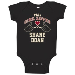 This Girl Loves Shane Doan Arizona Hockey Fan Sports Baby One Piece This Girl Loves Shane Doan Arizona Hockey Fan Sports Baby One Piece