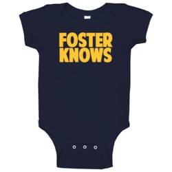 Jeff Foster Knows Indiana Basketball Player Funny Sports Fan Baby One Jeff Foster Knows Indiana Basketball Player Funny Sports Fan Baby One