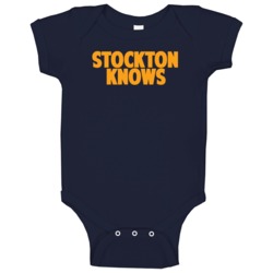 John Stockton Knows Utah Basketball Player Funny Sports Fan Baby One P John Stockton Knows Utah Basketball Player Funny Sports Fan Baby One P