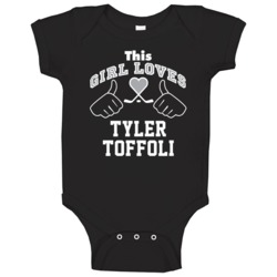 This Girl Loves Tyler Toffoli Los Angeles Hockey Fan Sports Baby One P This Girl Loves Tyler Toffoli Los Angeles Hockey Fan Sports Baby One P