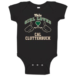 This Girl Loves Cal Clutterbuck Minnesota Hockey Fan Sports Baby One P This Girl Loves Cal Clutterbuck Minnesota Hockey Fan Sports Baby One P