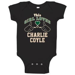 This Girl Loves Charlie Coyle Minnesota Hockey Fan Sports Baby One Pie