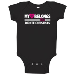 My Heart Belongs To Dionte Christmas Phoenix Basketball Player Fan Bab My Heart Belongs To Dionte Christmas Phoenix Basketball Player Fan Bab