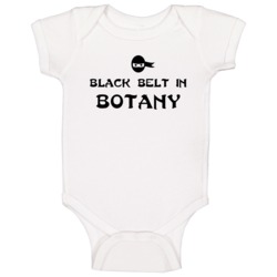 Black Belt In Botany School Subject Baby One Piece Black Belt In Botany School Subject Baby One Piece