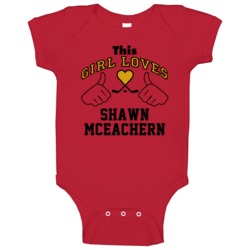 This Girl Loves Shawn Mceachern Ottawa Hockey Fan Sports Baby One Piec This Girl Loves Shawn Mceachern Ottawa Hockey Fan Sports Baby One Piec