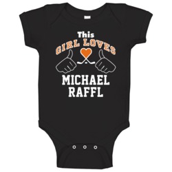 This Girl Loves Michael Raffl Philadelphia Hockey Fan Sports Baby One This Girl Loves Michael Raffl Philadelphia Hockey Fan Sports Baby One