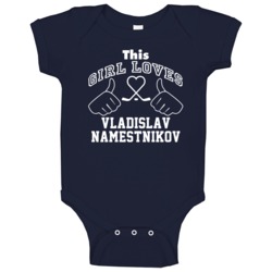 This Girl Loves Vladislav Namestnikov Tampa Bay Hockey Fan Sports Baby This Girl Loves Vladislav Namestnikov Tampa Bay Hockey Fan Sports Baby