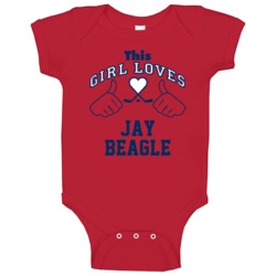 This Girl Loves Jay Beagle Washington Hockey Fan Sports Baby One Piece This Girl Loves Jay Beagle Washington Hockey Fan Sports Baby One Piece