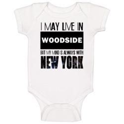Live In Woodside California Mind In New York City Pride Baby One Piece Live In Woodside California Mind In New York City Pride Baby One Piece