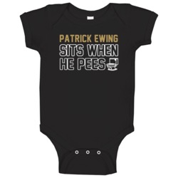 Patrick Ewing Sits When He Pees New Orleans Basketball Player Funny Sp Patrick Ewing Sits When He Pees New Orleans Basketball Player Funny Sp