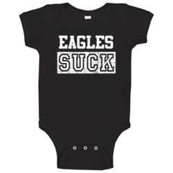 Philadelphia Football Team Sucks Sports Fan Hater Baby One Piece Philadelphia Football Team Sucks Sports Fan Hater Baby One Piece