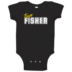 Team Fisher Cool Custom Family Sports Last Name Reunion Baby One Piece Team Fisher Cool Custom Family Sports Last Name Reunion Baby One Piece