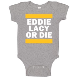 Eddie Lacy Or Die Green Bay Football Player Sports Fan Baby One Piece Eddie Lacy Or Die Green Bay Football Player Sports Fan Baby One Piece