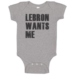 Lebron Wants Me Parody Funny Custom Name Love Baby One Piece Lebron Wants Me Parody Funny Custom Name Love Baby One Piece