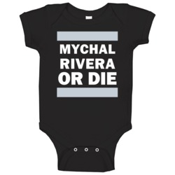 Mychal Rivera Or Die Oakland Football Player Sports Fan Baby One Piece Mychal Rivera Or Die Oakland Football Player Sports Fan Baby One Piece