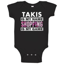 Takis Is My Name Shopping My Game Cool Hobby Baby One Piece Takis Is My Name Shopping My Game Cool Hobby Baby One Piece