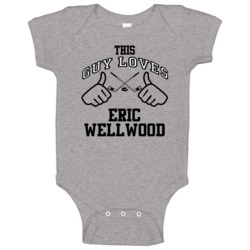 This Guy Loves Eric Wellwood Philadelphia Hockey Player Sports Fan Bab