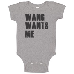 Wang Wants Me Parody Funny Custom Name Love Baby One Piece Wang Wants Me Parody Funny Custom Name Love Baby One Piece