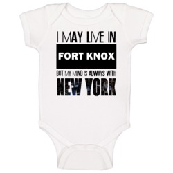 Live In Fort Knox Kentucky Mind In New York City Pride Baby One Piece Live In Fort Knox Kentucky Mind In New York City Pride Baby One Piece