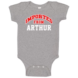 Imported From Arthur Illinois Sports Team Trade Baby One Piece Imported From Arthur Illinois Sports Team Trade Baby One Piece