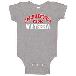 Imported From Watseka Illinois Sports Team Trade Baby One Piece Imported From Watseka Illinois Sports Team Trade Baby One Piece
