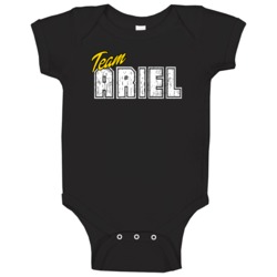 Team Ariel Cool Custom Family Sports Last Name Reunion Baby One Piece Team Ariel Cool Custom Family Sports Last Name Reunion Baby One Piece