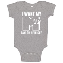 I Want My Mvp Taylor Heinicke Minnesota Football Player Fan Baby One P I Want My Mvp Taylor Heinicke Minnesota Football Player Fan Baby One P