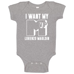 I Want My Mvp Lorenzo Mauldin New York Ny Football Player Fan Baby One I Want My Mvp Lorenzo Mauldin New York Ny Football Player Fan Baby One