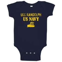 Uss Randolph Us Navy Ship Crew Baby One Piece Uss Randolph Us Navy Ship Crew Baby One Piece
