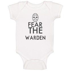 Fear The Warden Spooky Occupation Baby One Piece Fear The Warden Spooky Occupation Baby One Piece