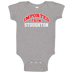 Imported From Stoughton Massachusetts Sports Team Trade Baby One Piece Imported From Stoughton Massachusetts Sports Team Trade Baby One Piece
