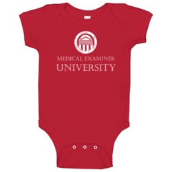 Medical Examiner University Occupation Baby One Piece Medical Examiner University Occupation Baby One Piece
