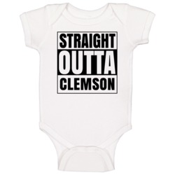 Straight Outta Clemson South Carolina City Compton Parody Baby One Pie Straight Outta Clemson South Carolina City Compton Parody Baby One Pie