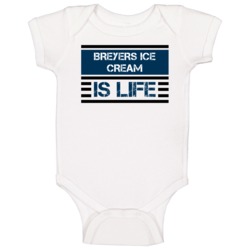 Breyers Ice Cream Is Life Cool Favorite Food Retro Baby One Piece Breyers Ice Cream Is Life Cool Favorite Food Retro Baby One Piece