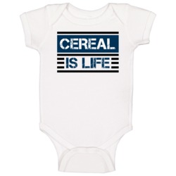 Cereal Is Life Cool Favorite Food Retro Baby One Piece Cereal Is Life Cool Favorite Food Retro Baby One Piece