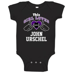 This Girl Loves John Urschel Baltimore Football Player Sports Fan Hear This Girl Loves John Urschel Baltimore Football Player Sports Fan Hear