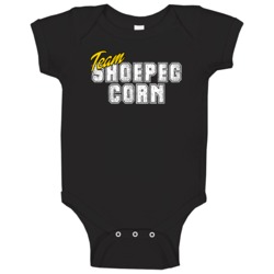 Team Shoepeg Corn Cool Foodie Team Food Fan Retro Baby One Piece Team Shoepeg Corn Cool Foodie Team Food Fan Retro Baby One Piece