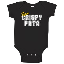 Team Crispy Pata Cool Foodie Team Food Fan Retro Baby One Piece Team Crispy Pata Cool Foodie Team Food Fan Retro Baby One Piece