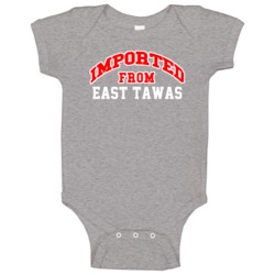 Imported From East Tawas Michigan Sports Team Trade Baby One Piece Imported From East Tawas Michigan Sports Team Trade Baby One Piece
