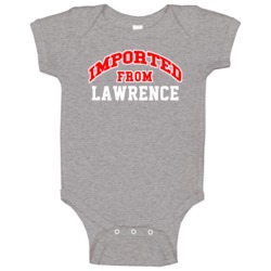Imported From Lawrence Michigan Sports Team Trade Baby One Piece Imported From Lawrence Michigan Sports Team Trade Baby One Piece