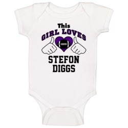 This Girl Loves Stefon Diggs Minnesota Football Player Sports Fan Hear This Girl Loves Stefon Diggs Minnesota Football Player Sports Fan Hear