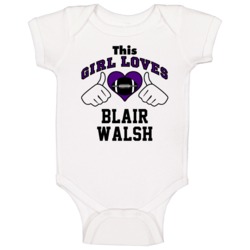 This Girl Loves Blair Walsh Minnesota Football Player Sports Fan Heart This Girl Loves Blair Walsh Minnesota Football Player Sports Fan Heart