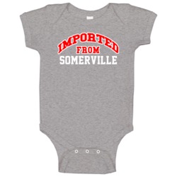Imported From Somerville New Jersey Sports Team Trade Baby One Piece Imported From Somerville New Jersey Sports Team Trade Baby One Piece